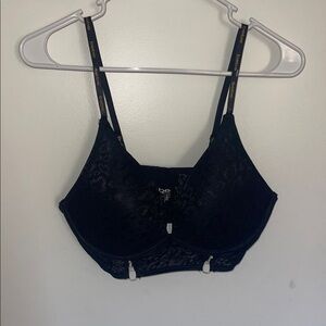bebe Midnight Black Lace Bra